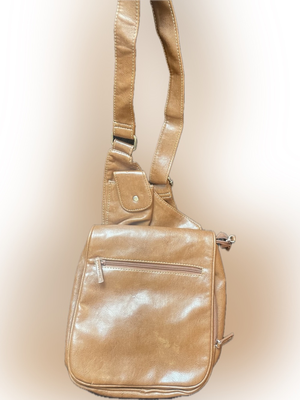 Tan Crossbody Bag - Classic Everyday Style